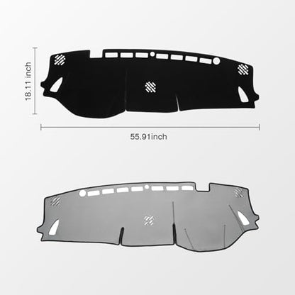 Black Dash Cover Mat for Subaru Outback 2020 (Outback 20-25(black))