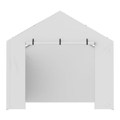 Carport Replacement Canopy Cover Side Wall 10 x 20 ft (White / 10x20ft)