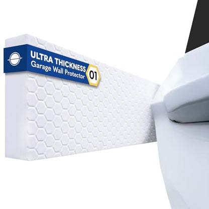 WP01 Garage Wall Protector for Car Door (White / 4 Pack)