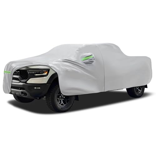 Truck Cover Waterproof All Weather Multi (Silver / Fit for Ram 1500 Short Bed)