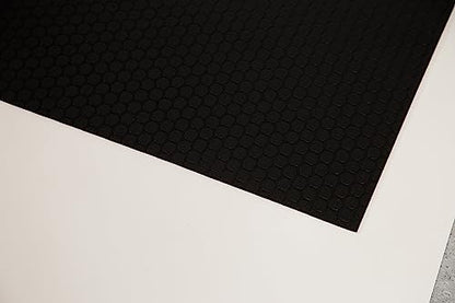 Performance Vinyl Garage Runner Small Coin Pattern (27" x 60" / Midnight Black)