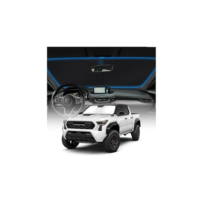 Windshield Sun Shade for Toyota Tacoma Accessories 2016 (FOR | Toyota Tacoma 2016-present)