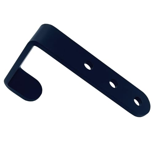 4 Pcs Black Heavy Duty Metal j Hooks for Hanging 230 lbs (Large)