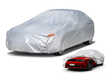 6 Layers Waterproof Car Cover for Dodge Challenger 2008 (LM-Silver / 22. Custom Fit Dodge Challenger)