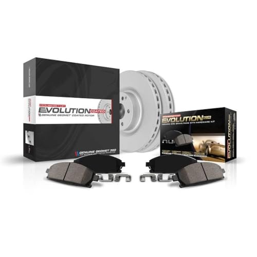 Z17 Brake Pad & Fully Coated Rotor Kit Front CRK1358 (Stock Replacement Fully Coated)