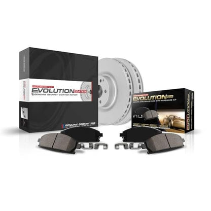Z17 Brake Pad & Fully Coated Rotor Kit Front CRK1358 (Stock Replacement Fully Coated)