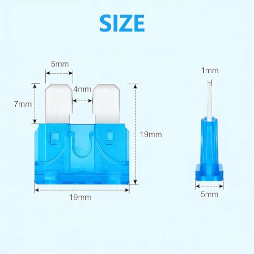 80Pcs) 15 Amp Standard Fuse, 15A Car Blade Fuses for Car/RV/Truck/SUV/Motorcycle/Boat (15A)