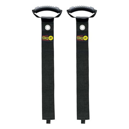 Easy Carry Wrap (48" (2 Pack) with Grommet / Black)