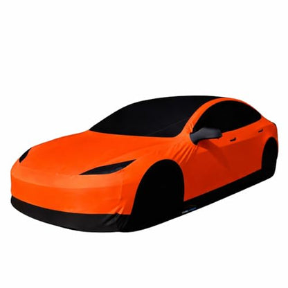 Car Cover I Fit for Corvette C8 I Indoor and Outdoor I Protection from Sun (Orange)