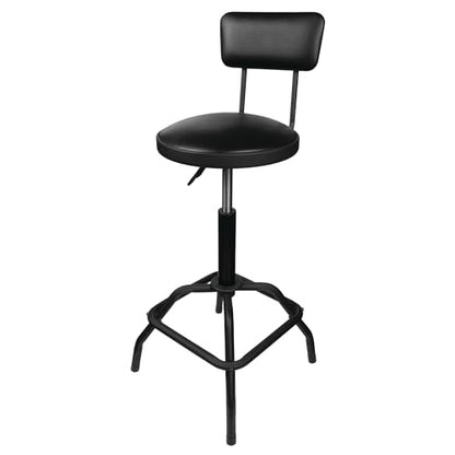 W85016 Pneumatic Shop Stool with Removable Backrest (Pneumatic Stool w/Removable Backrest)