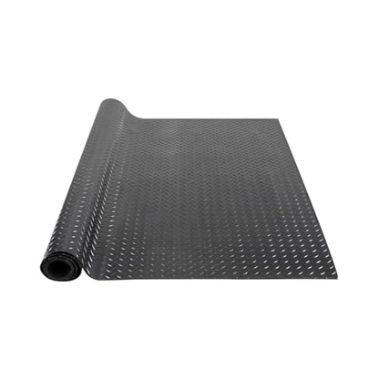 Diamond Plate Rubber Flooring Roll (96"L x 48"W x 0.12"Th)