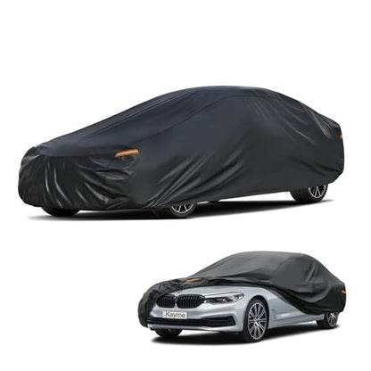 7 Layers Waterproof Car Cover for BMW 6 Series (PE-Black / Custom Fit BMW 6 Series)