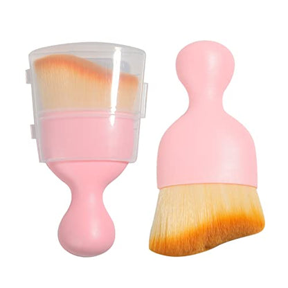 Car Interior Detailing Brush (Pink With Cap)