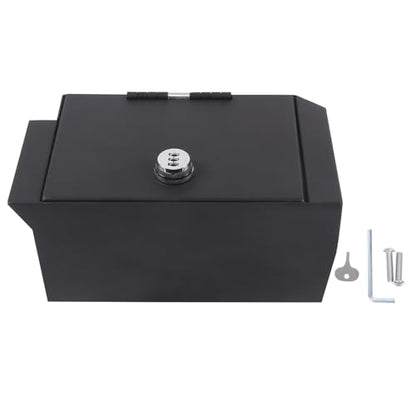 Car Center Console Lock Safe Box Armrest Storage Compatible with Toyota Tundra 2022 (Black)