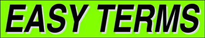 Ez line Vinyl Windshield Stickers 3 Dozen 15 Inch Chartreuse Slogan Dealership Pro Pack for Car Lots (EZ115-Pack9)