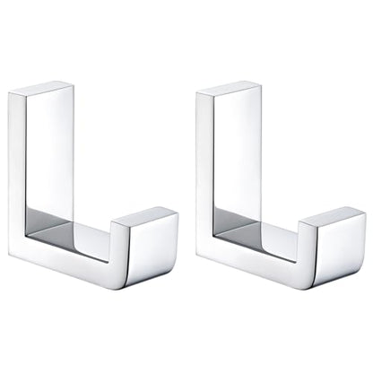 Towel Hook for Bathroom (2 Pack / Polished Chrome)