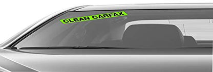 Ez line Vinyl Windshield Stickers 3 Dozen 15 Inch Chartreuse Slogan Dealership Pro Pack for Car Lots (EZ115-Pack10)