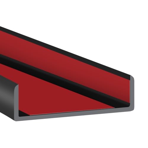 Rubber Edge Trim (Fit 2-1/2" - L20' / Black)
