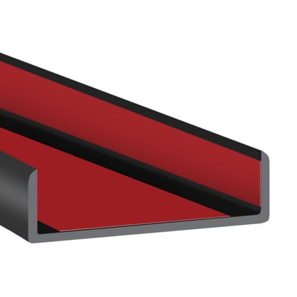 Rubber Edge Trim (Fit 2-1/2" - L20' / Black)