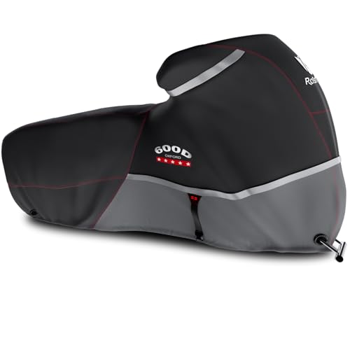 Motorcycle Cover 600D Waterproof for Touring Models Harley Davidson Nightster (Gray / 108"-3XL)