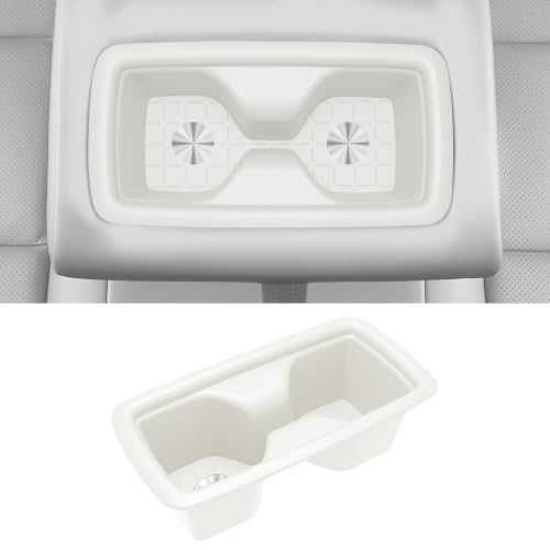 Rear Row Seat Cup Holder Insert for Toyota RAV4 2026 Car Drink Holders (for Toyota RAV4 Rear Row Seat White)