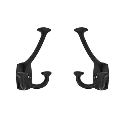 Large Wall Double (Matte Black / 1 Inch(23mm)Hole Center)