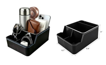 Car Storage Organizer Between Seats (Black)