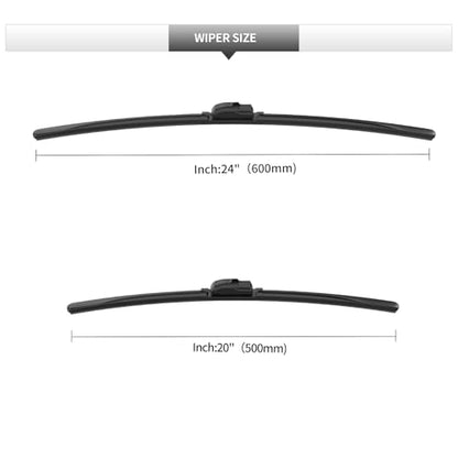 Front Windshield Wiper Blades for BMW X6 2014 (For BMW X6 / 2014-2019)