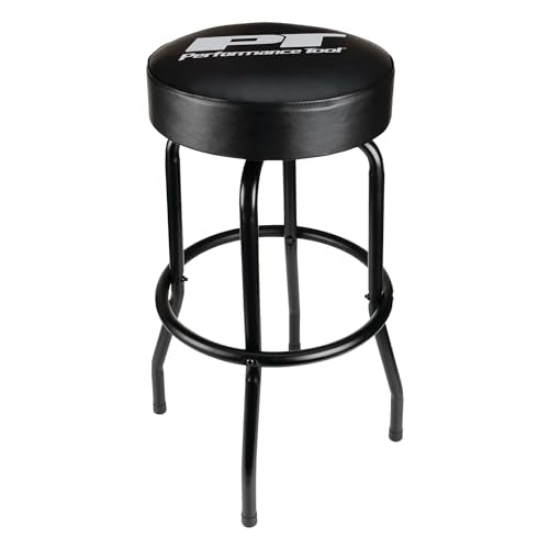 W85010 Swivel Seat Bar Stool for Mechanic Garages and Workshops (Black Swivel Bar Stool)