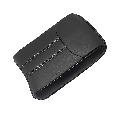 Armrest Cover for Honda Pilot 2023 (12) 23+ |Pilot| Black/White Stitching, Regular)