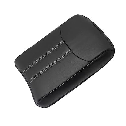 Armrest Cover for Honda Pilot 2023 (12) 23+ |Pilot| Black/White Stitching, Regular)