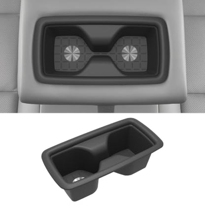 Rear Row Seat Cup Holder Insert for Toyota RAV4 2026 Car Drink Holders (for Toyota RAV4 Rear Row Seat Black)
