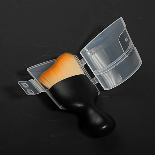 Car Interior Detailing Brush (Brown With Cap)