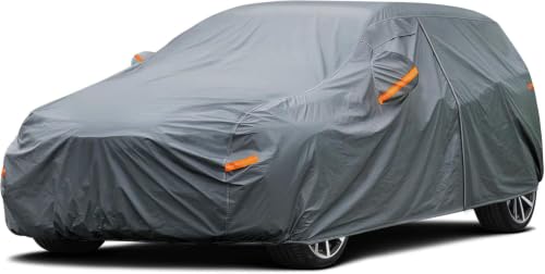 16 Layers Hatchback Car Cover Waterproof All Weather Heavy Duty (3 Hatchback Car Cover / 3 Fit Hatchback Length 176-188 inch)