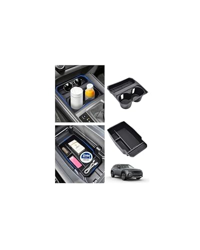 Center Console Organizer & Cup Holder Insert for 2023 (For CX50 2023-2025 2pc)