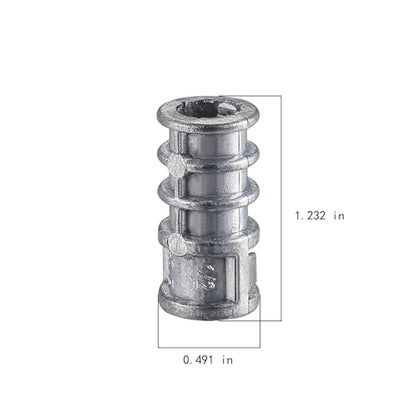 50pcs) 5/16 * 1-1/4 Lag Shield Anchor Long Zinc Alloy Bolts Concrete Anchors, Zinc Alloy Masonry Anchors Hole (5/16*1-1/4)