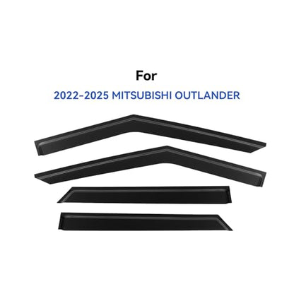 Window Visors Rain Guards for 2022 2023 2024 2025 2026 Mitsubishi Outlander (2022-2026 Mitsubishi Outlander)