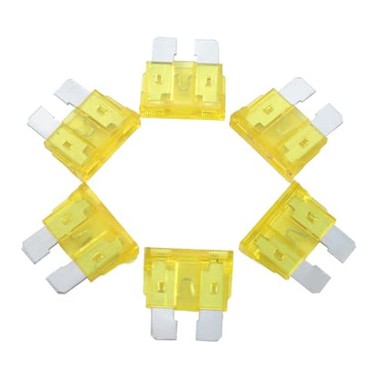 100 Pack Auto Fuses 20 AMP ATC (20 AMP)