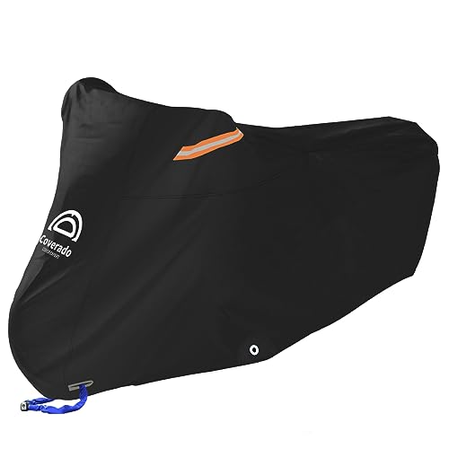 Motorcycle Cover (Black / XL-97"x41"x50")