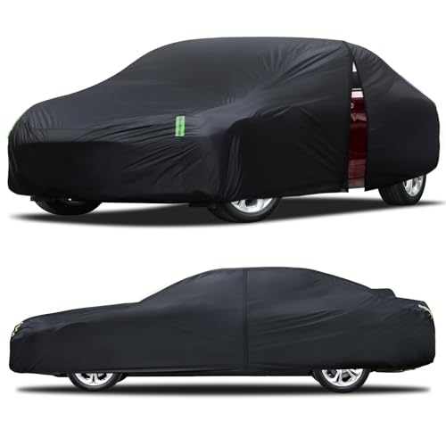 Car Cover Waterproof All Weather for Automobiles (A4 Fit Seden Length 199 to 208 inch)