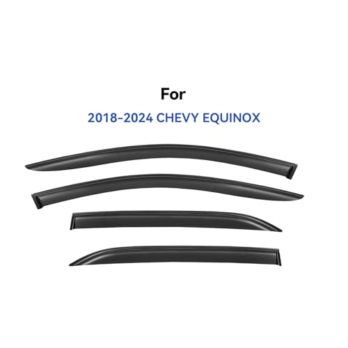 Window Visors Rain Guards for 2018 (2018-2024 Chevy Equinox)