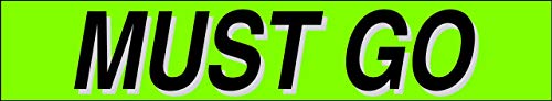 Ez line Vinyl Windshield Stickers 3 Dozen 15 Inch Chartreuse Slogan Dealership Pro Pack for Car Lots (EZ115-Pack6)