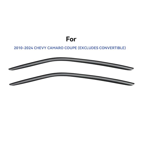 Window Visors Rain Guards for 2010 (2010-2025 Chevy Camaro Coupe)