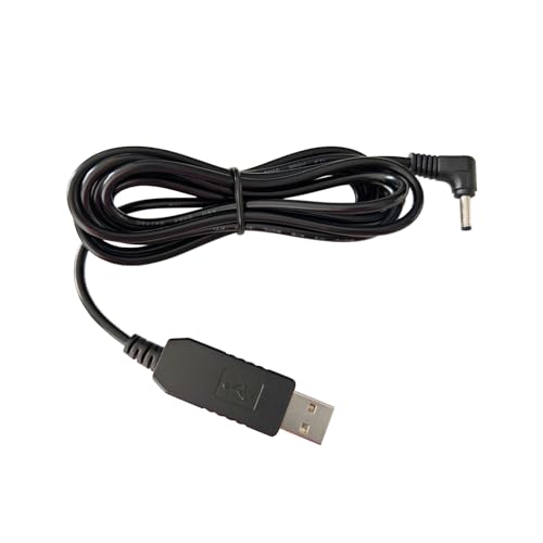 Power Cord for Cobra Radar Detector 480i Esr800 Xrs9370 Esd7570 Charger 12V (USB to DC)