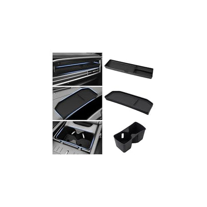 3PCS Center Console Organizer for 2024 2025 2026 Hyundai Santa Fe Accessories (2024-2026 Hyundai Santa Fe)