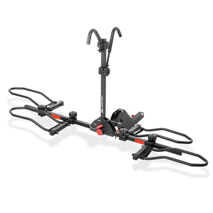 2 Bike Hitch Mount Bike Rack (Black)