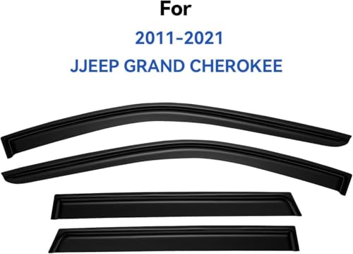 Window Visors Rain Guards for 2011 (2011-2021 Jeep Grand Cherokee)