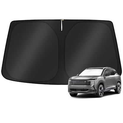 Windshield Sun Shade for Nissan Kicks 2025 2026 Custom Fit Sunshade Accessories Foldable Sun Protector Block UV Rays Keep Car Cooler (FOR | Nissan Kicks 2025-present)