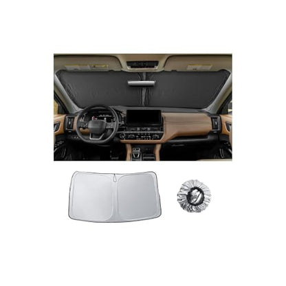 2025 2026 Pathfinder Windshield Sun Shade Windshield Sunshade for Pathfinder 2022 2023 2024 2025 2026 Accessories Protect Sun Rays & Heat Damage Keeps Cool (2022-2026 Pathfinder)