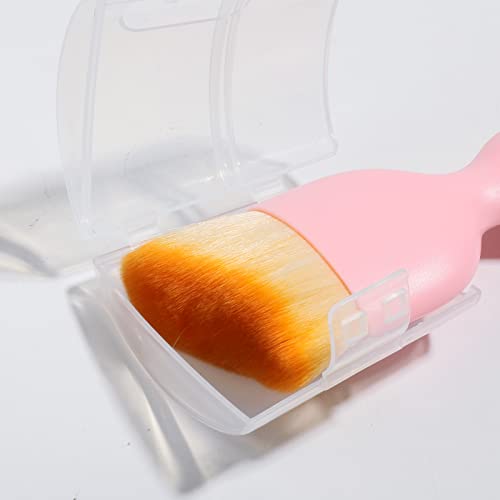 Car Interior Detailing Brush (Pink With Cap)